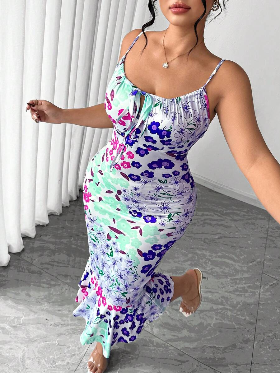 Womens Colorful Floral Spaghet - đánh giá và giá Women'S Fashion Jersey