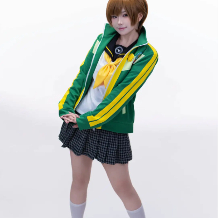 Persona 4 Chie Satonaka Cospla - đánh giá và giá Pleated Skirt Women