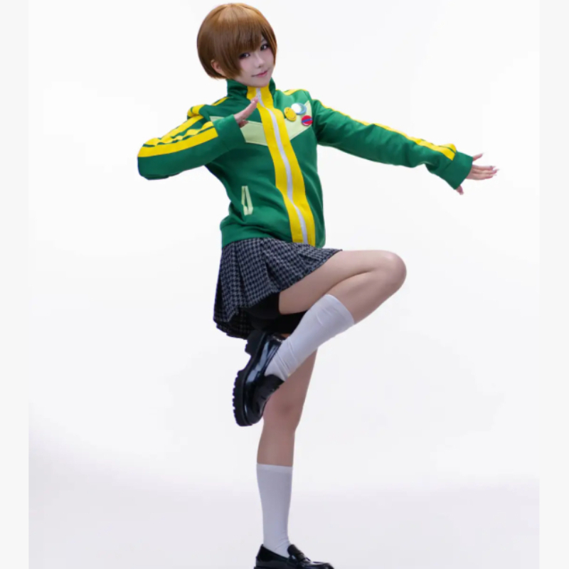 Persona 4 Chie Satonaka Cospla - đánh giá và giá Pleated Skirt Women