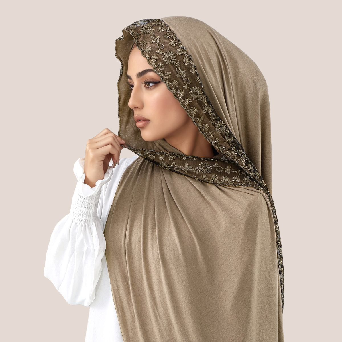 Lace Embroidery Cotton Jersey  - đánh giá và giá Women'S Fashion Jersey