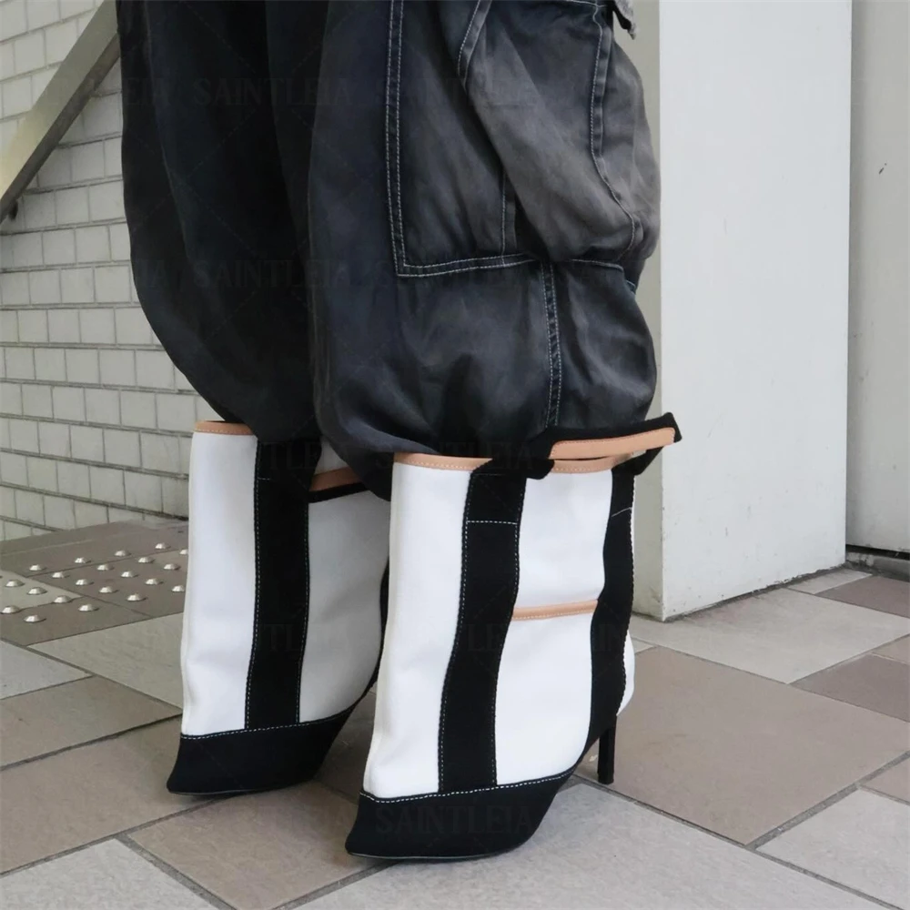New Women's Color Block Tote B - đánh giá và giá Canvas Tote Bag
