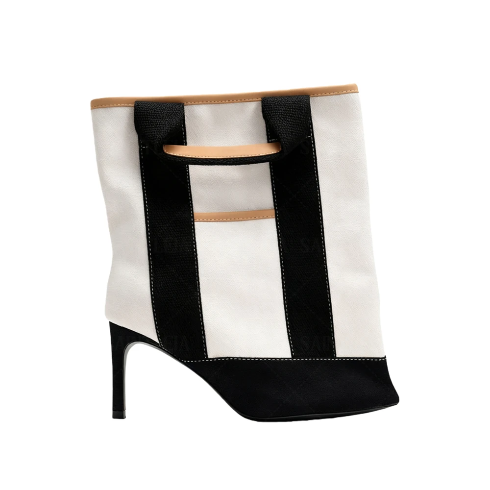 New Women's Color Block Tote B - đánh giá và giá Canvas Tote Bag