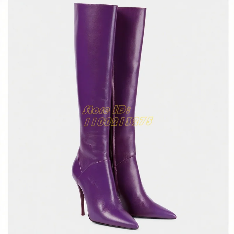 Matte Leather Knee High Boots  - đánh giá và giá Women'S Fashion Boots 2025