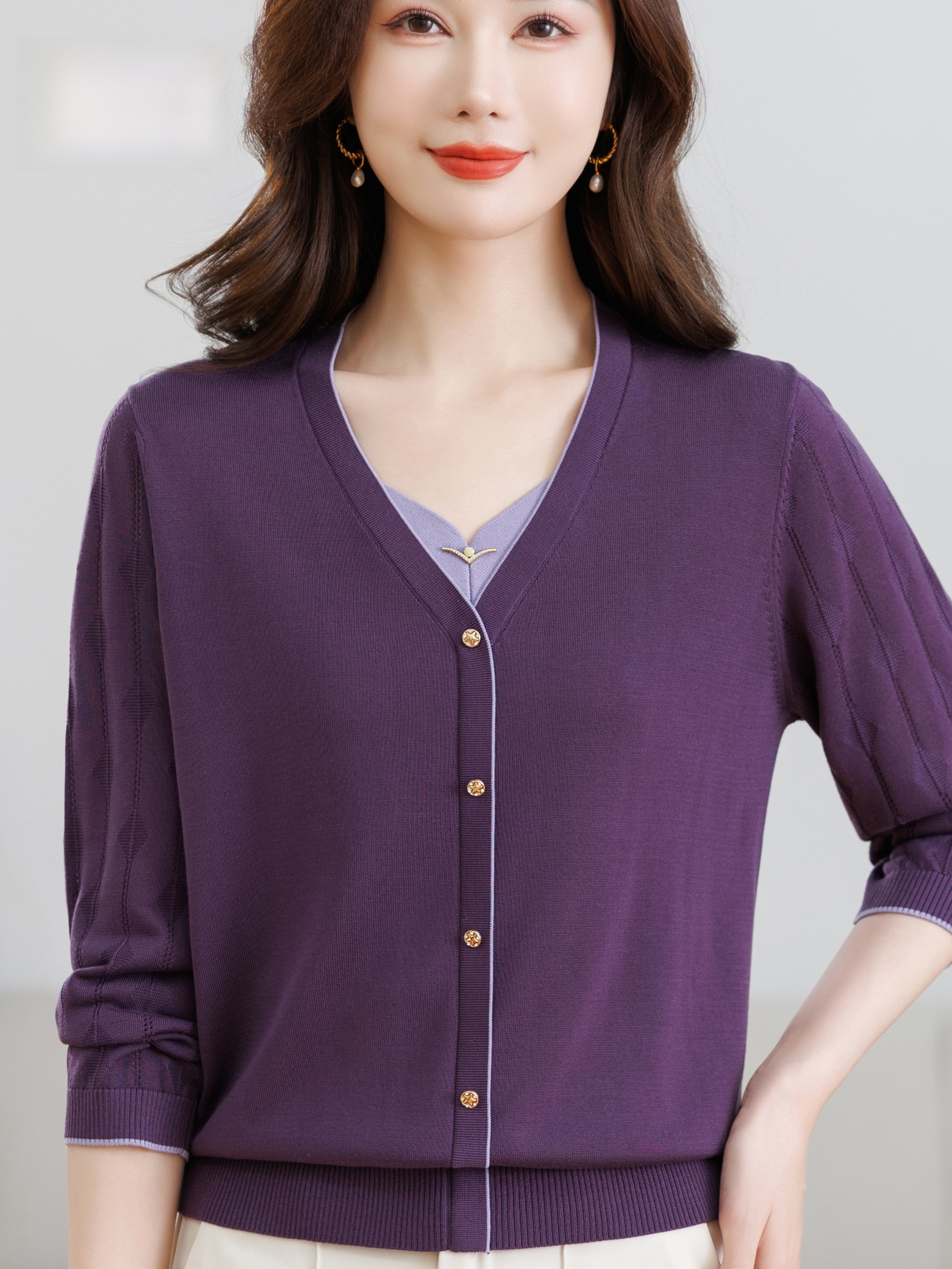 Spring Summer V-Neck Knitted B - đánh giá và giá Women Fashion Over 60