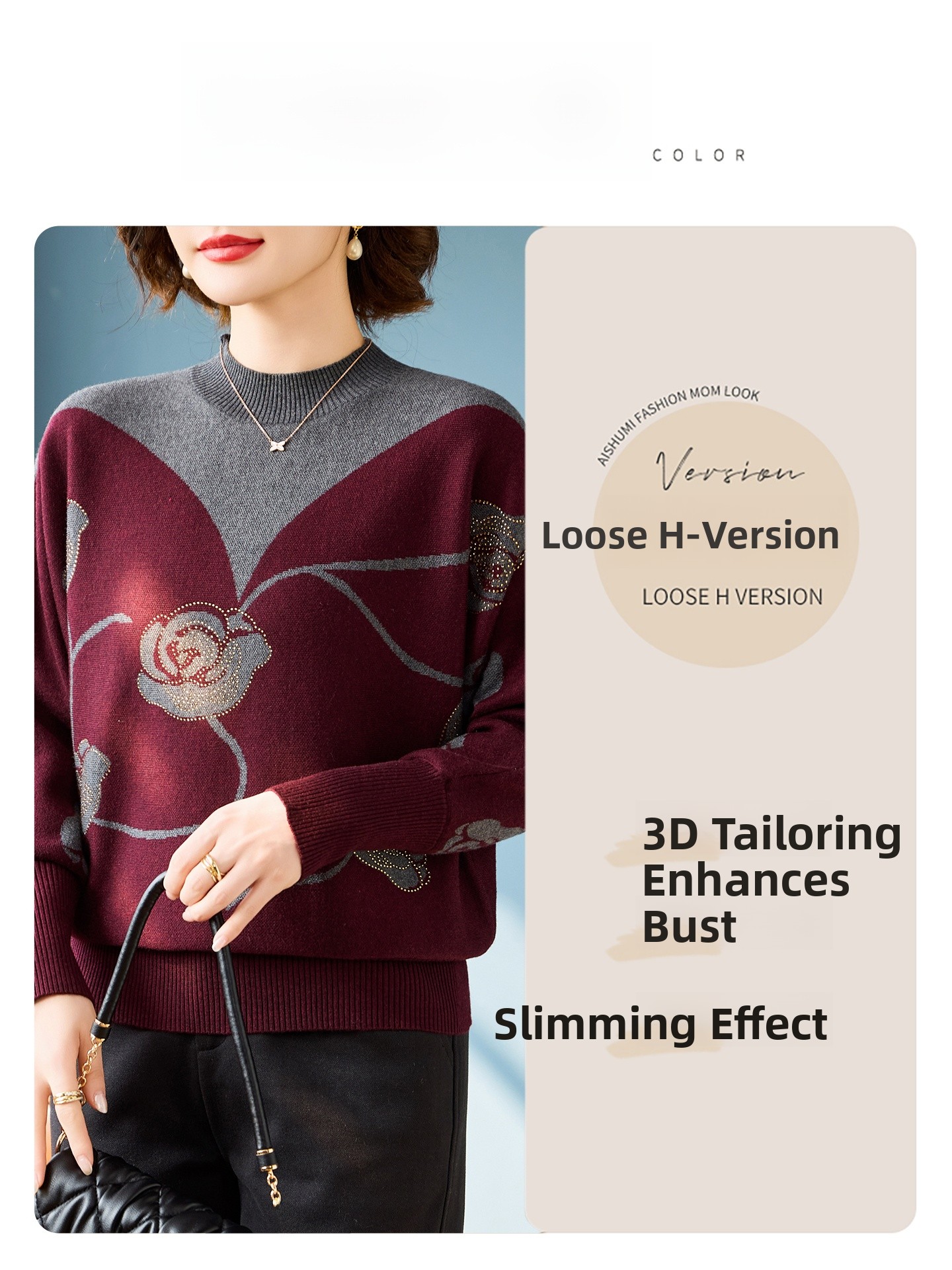 Thickened Knitted Base Layer T - đánh giá và giá Women Fashion Over 60