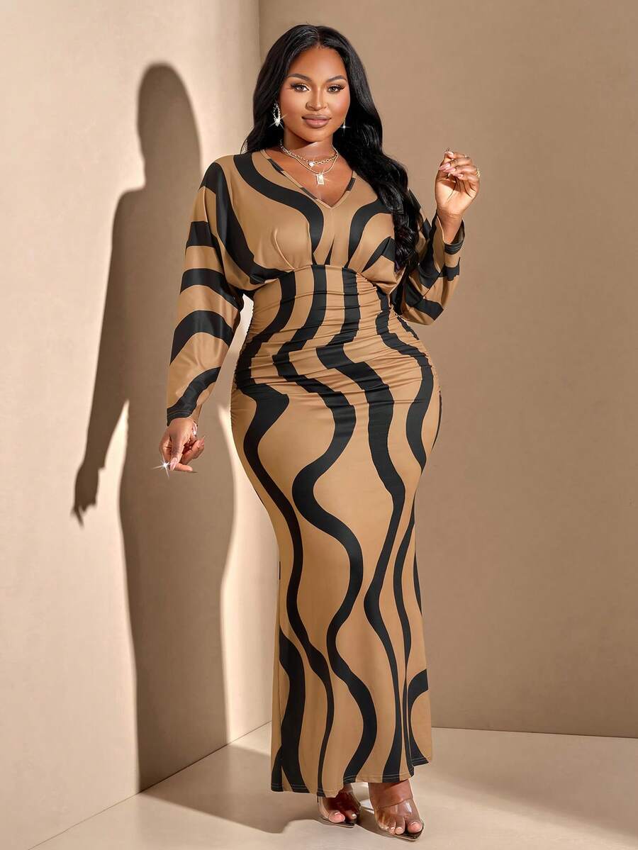 Plus Size Womens Abstract Patt - đánh giá và giá Women'S Fashion Jersey