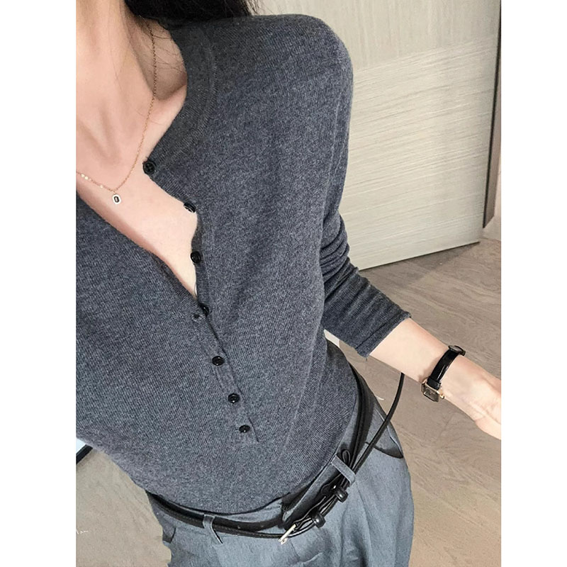Women Long Sleeved Top V-neck  - đánh giá và giá Women Fashion Designer