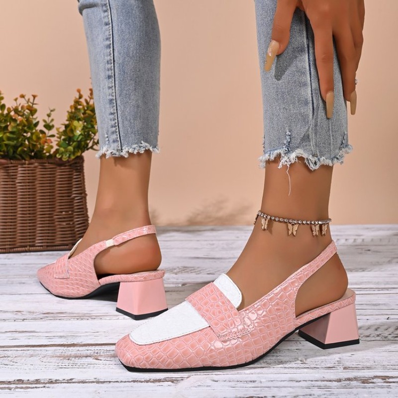 pumps slingback heel shoes wom - đánh giá và giá Women'S Fashion Footwear