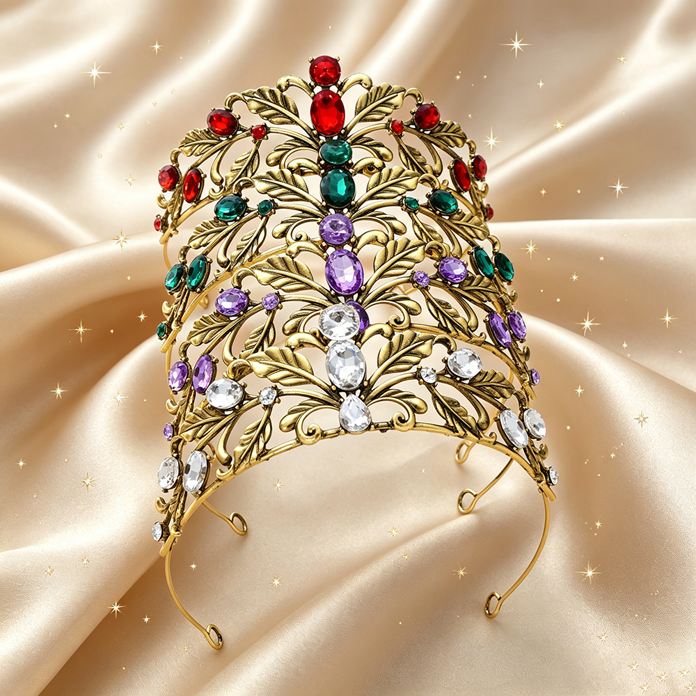 Vintage Leaf Rhinestone Bridal - đánh giá và giá Women Queen Fashion