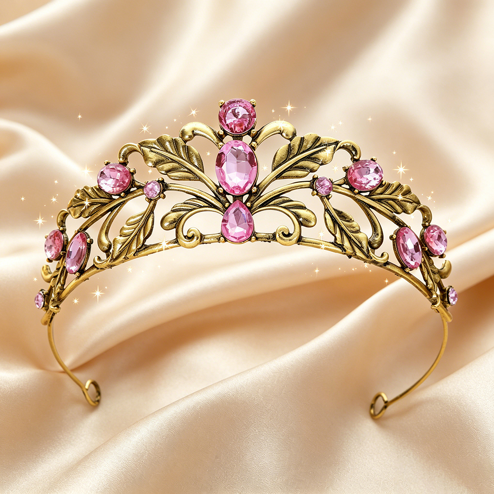 Vintage Leaf Rhinestone Bridal - đánh giá và giá Women Queen Fashion