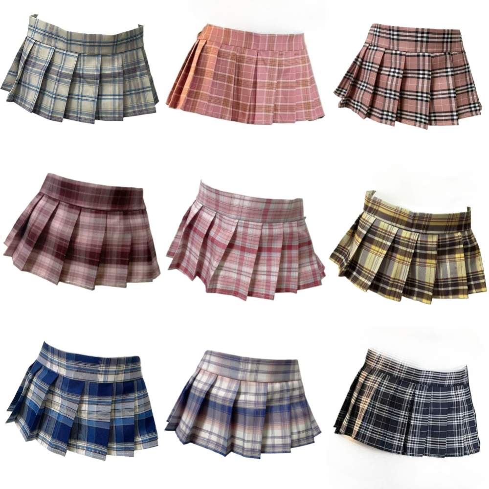 Anime Japanese Girl Plaid Plea - đánh giá và giá Pleated Skirt Women