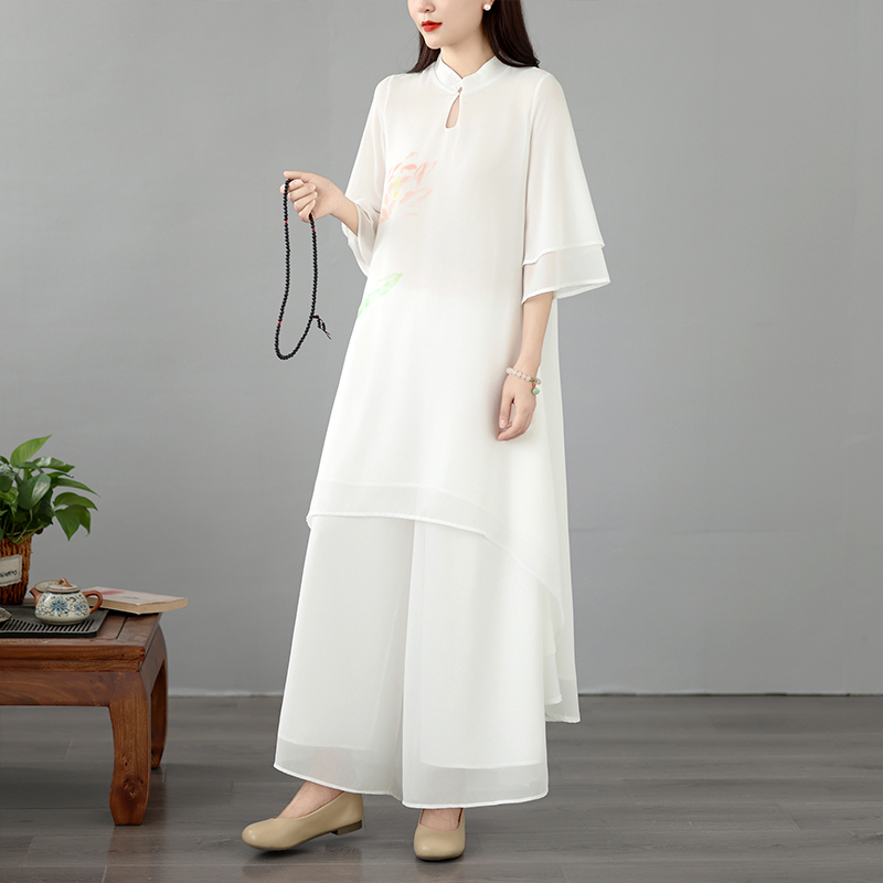 Elegant Long Silk Georgette Pr - đánh giá và giá Women Fashion Over The Years