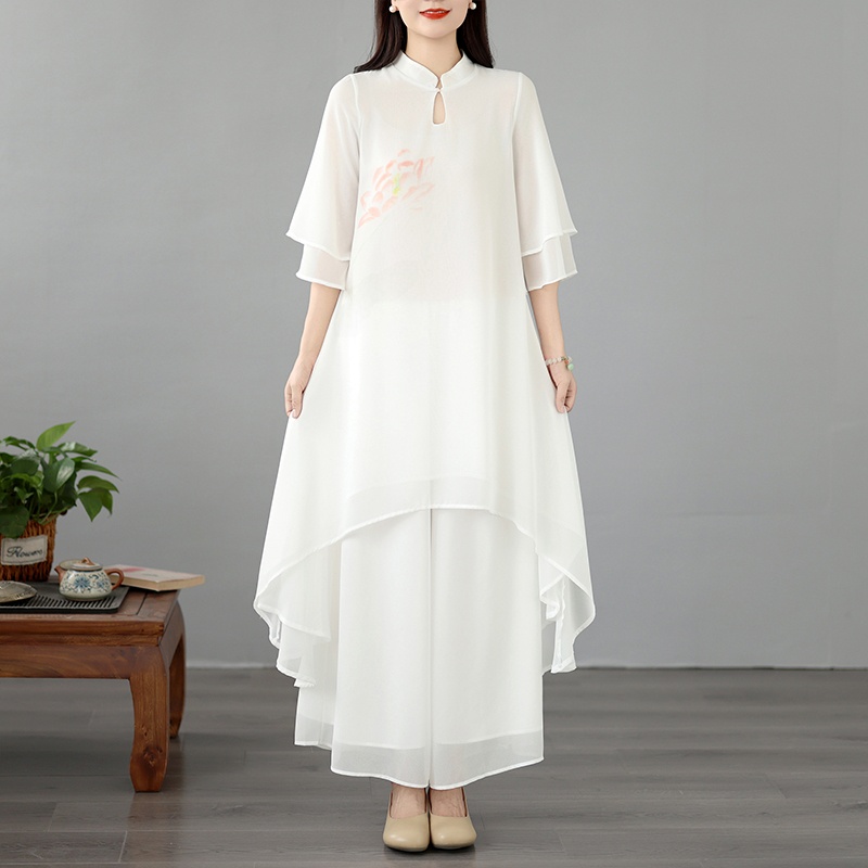Elegant Long Silk Georgette Pr - đánh giá và giá Women Fashion Over The Years