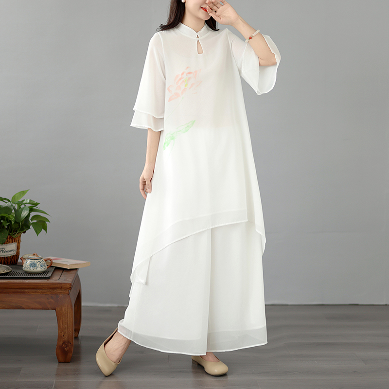 Elegant Long Silk Georgette Pr - đánh giá và giá Women Fashion Over The Years