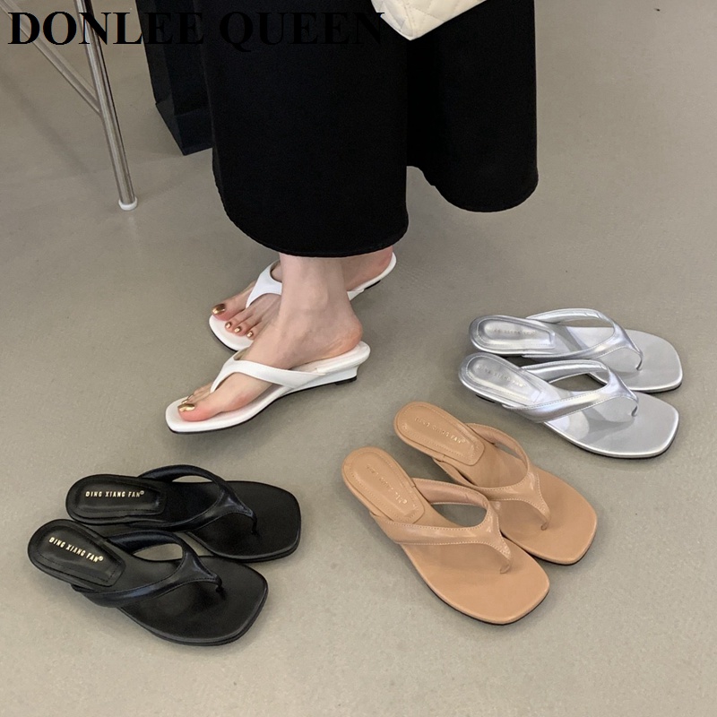 Fashion Clip Toe Wedges Low He - đánh giá và giá Women Queen Fashion
