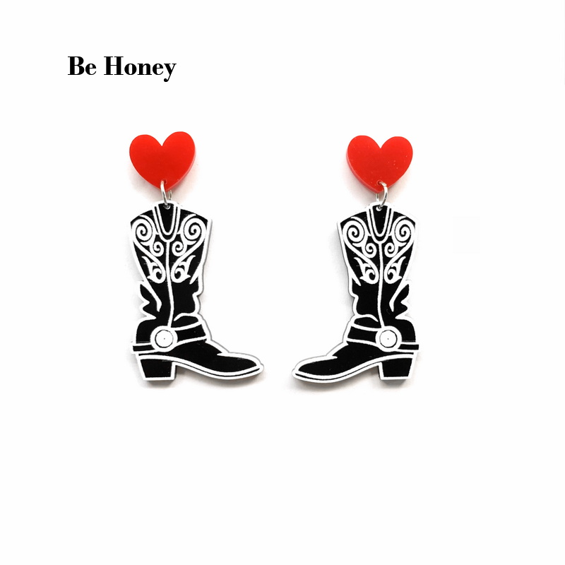 Fashion Black Cowboy Boots Wit - đánh giá và giá Women'S Fashion Wild West