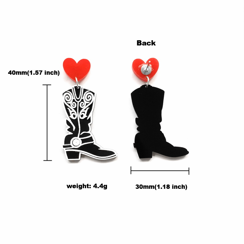 Fashion Black Cowboy Boots Wit - đánh giá và giá Women'S Fashion Wild West