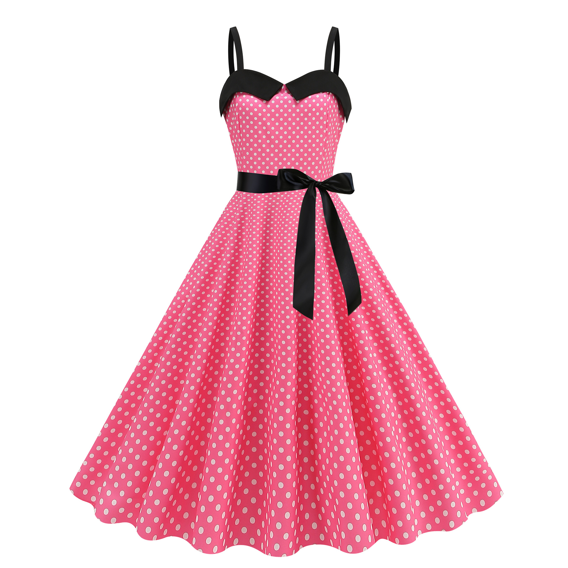 Elegant Women Polka Dot Dress  - đánh giá và giá Women'S Fashion Of The 60S