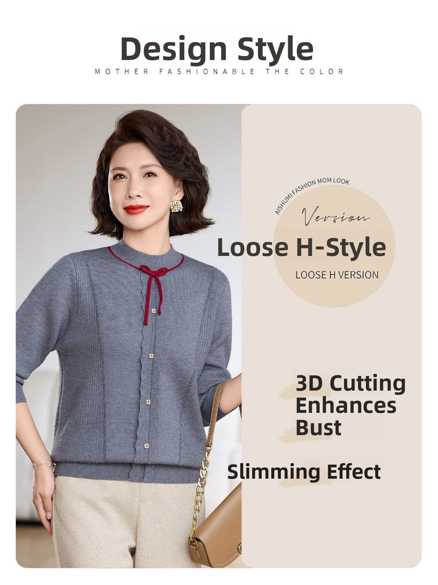 2026  Year Red Knitted Thicken - đánh giá và giá Women Fashion Over 60
