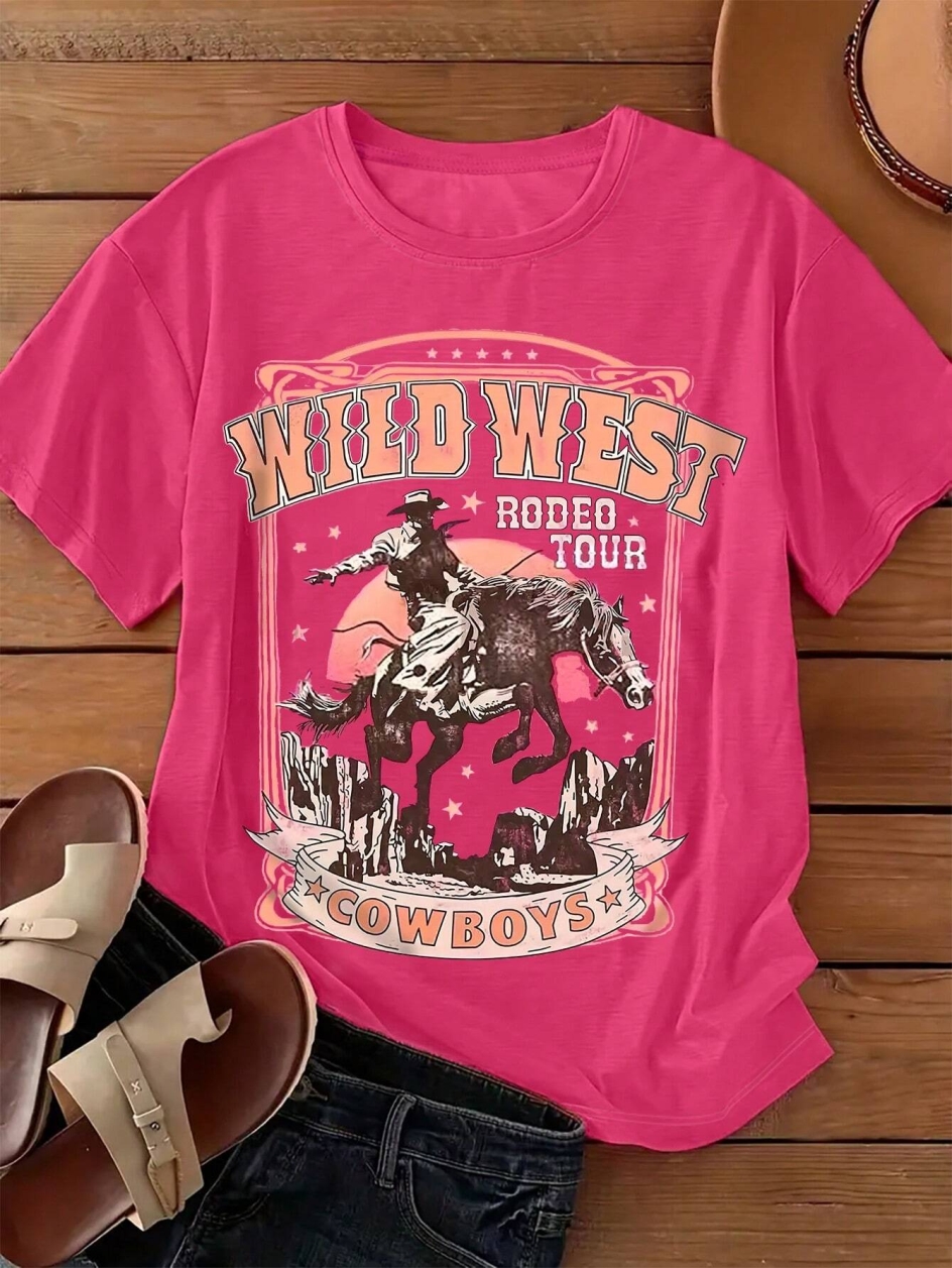 Wild West Cowboys Printing Wom - đánh giá và giá Women'S Fashion Wild West