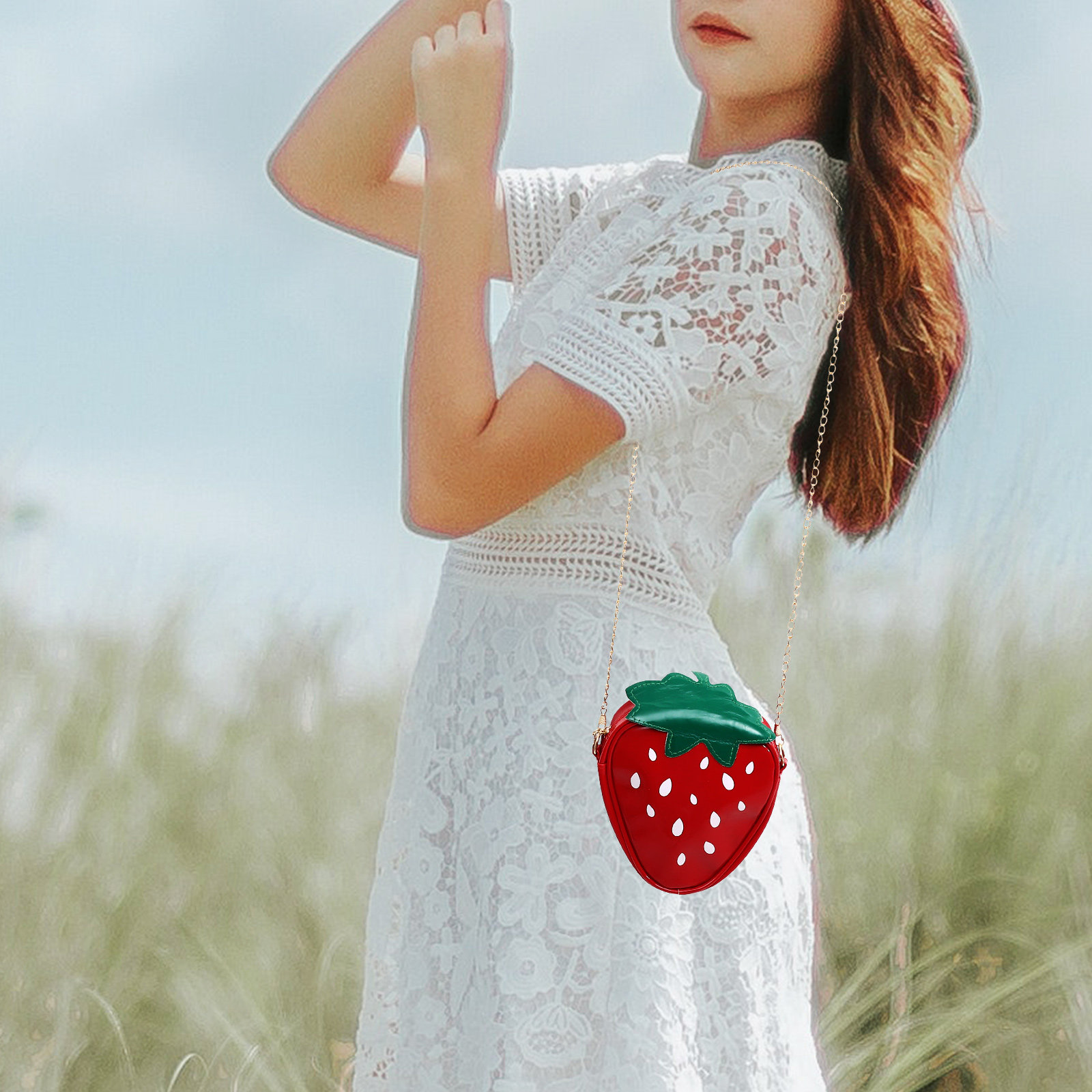 Trendy Fruit Shape Cross Body  - đánh giá và giá Women Fashion Designer