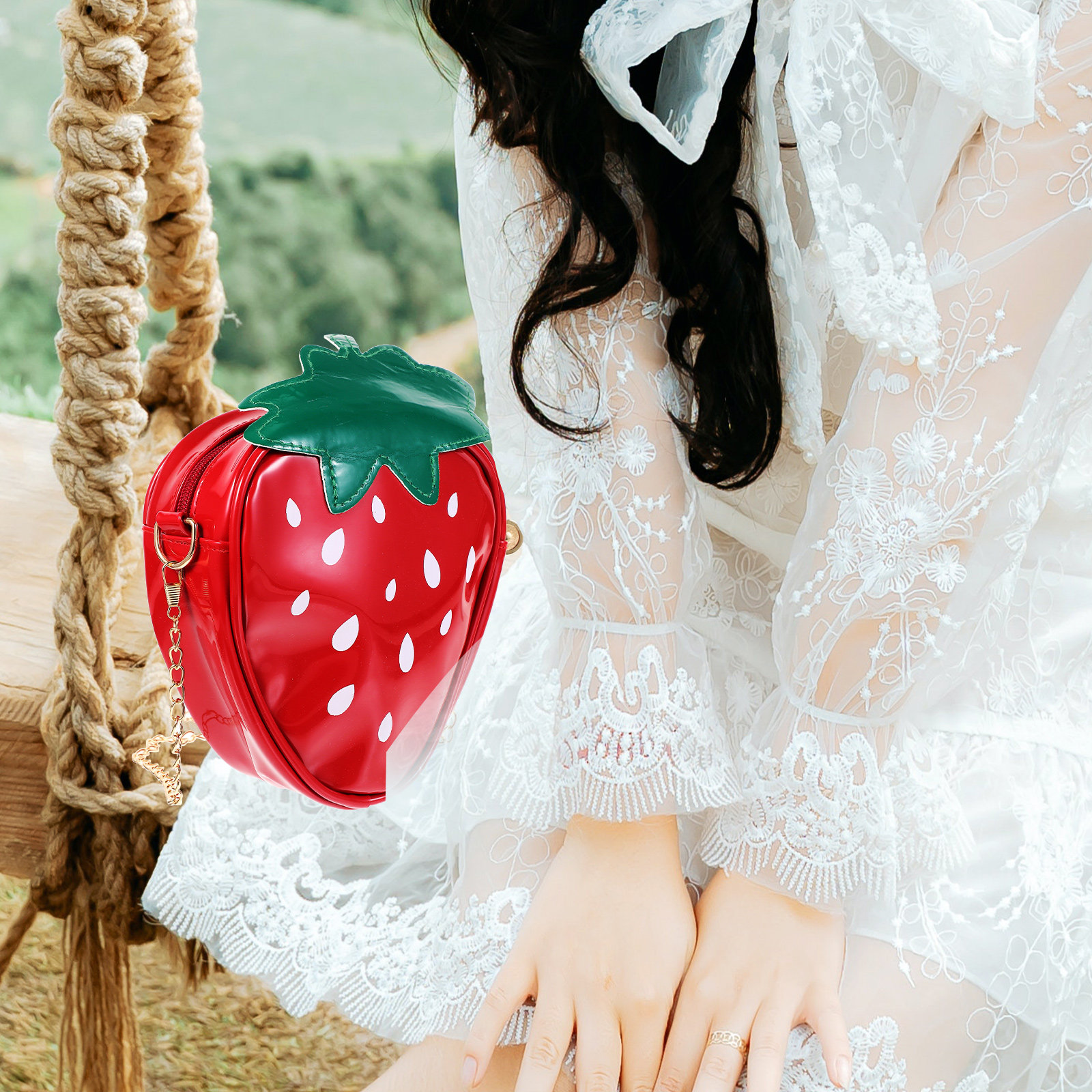 Trendy Fruit Shape Cross Body  - đánh giá và giá Women Fashion Designer