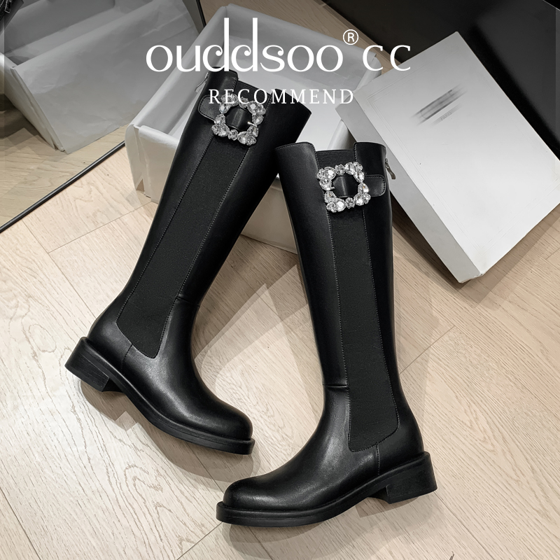 Ods Women's Black Knee-High Bo - đánh giá và giá Women'S Fashion Riding Boots