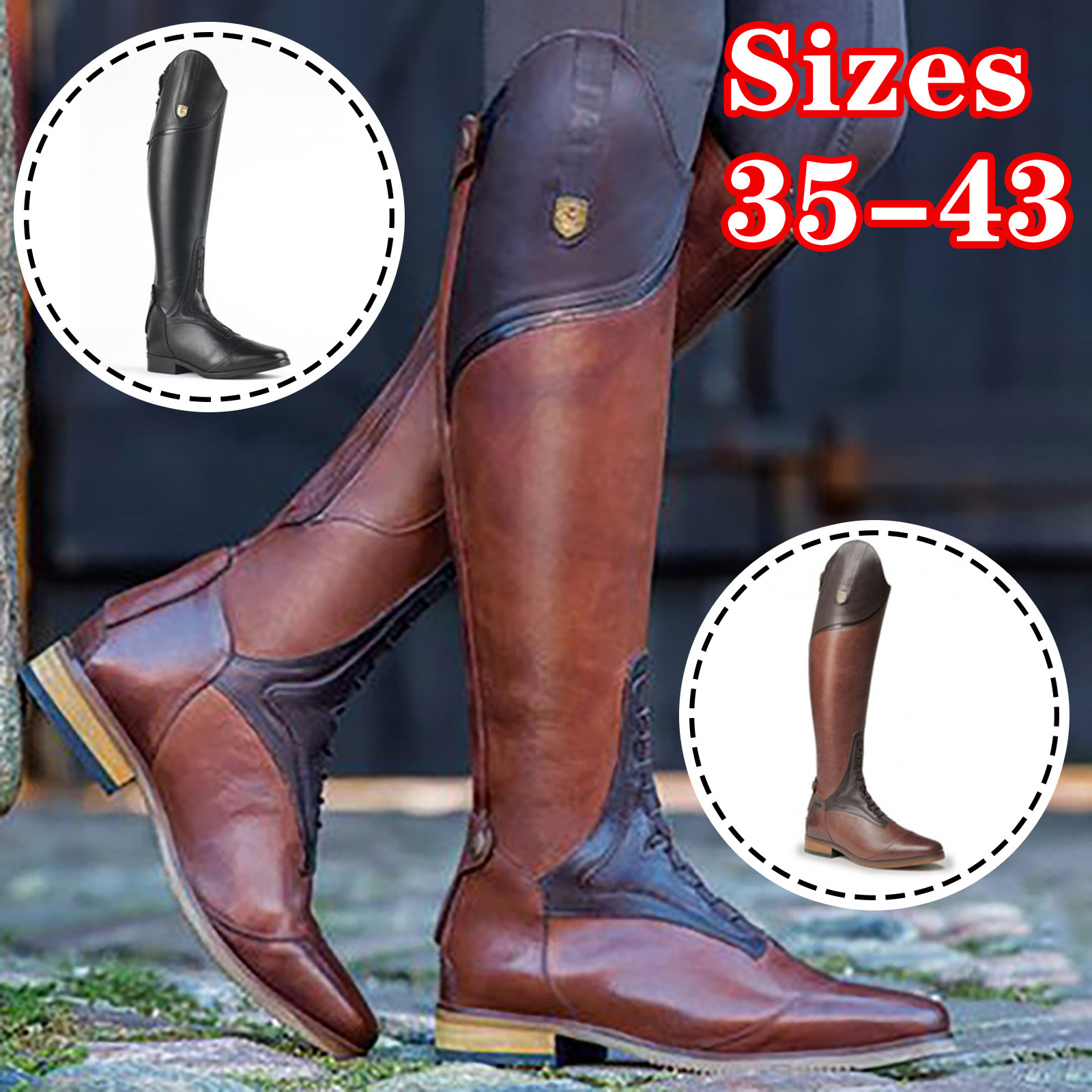 Knee High Boot Casual Boot Fas - đánh giá và giá Women'S Fashion Riding Boots