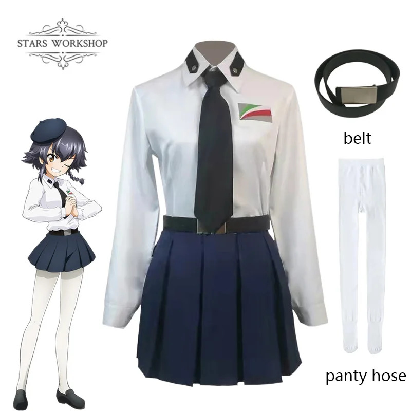 qq34Anime GIRLS und PANZER Anz - đánh giá và giá Pleated Skirt Women