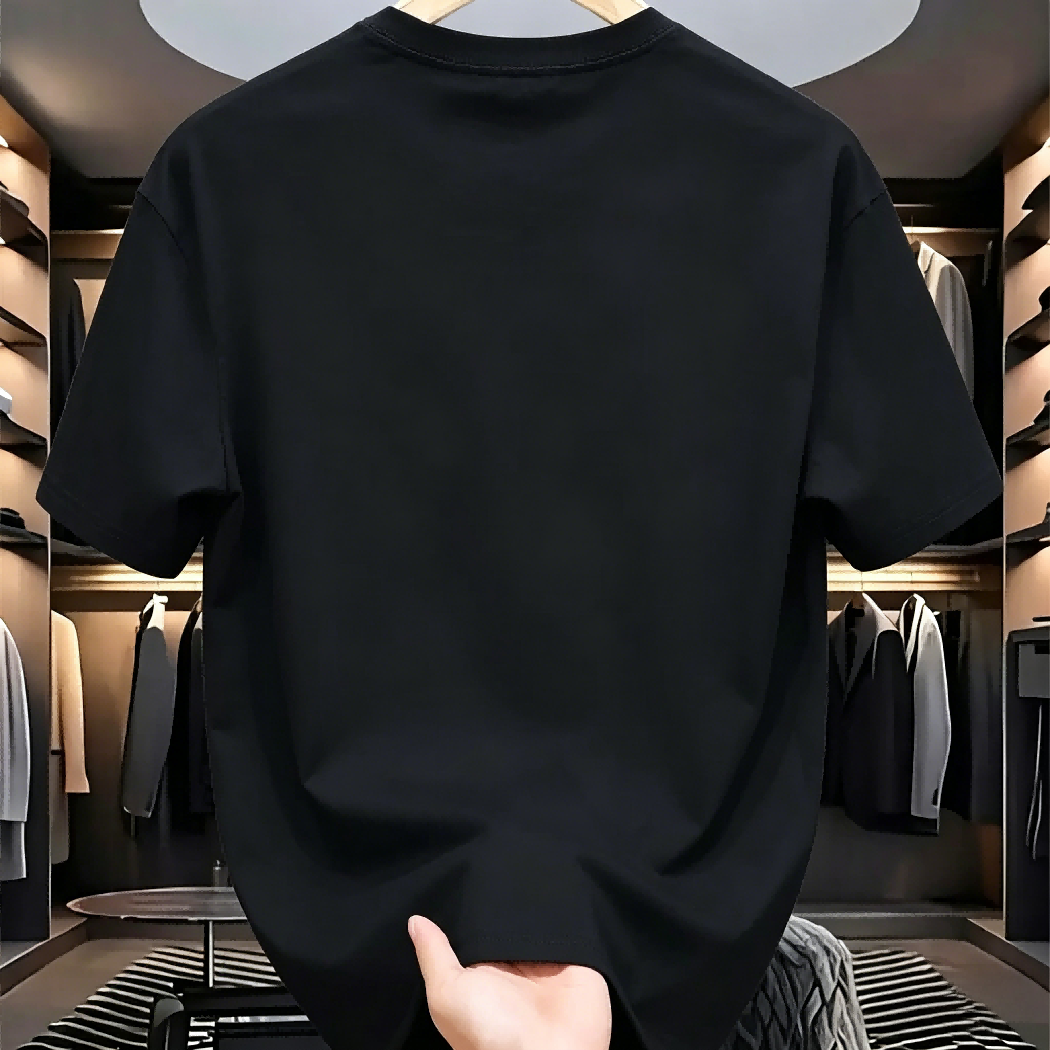 Black Cotton Crew Neck T-Shirt - đánh giá và giá Women'S Fashion Wild West
