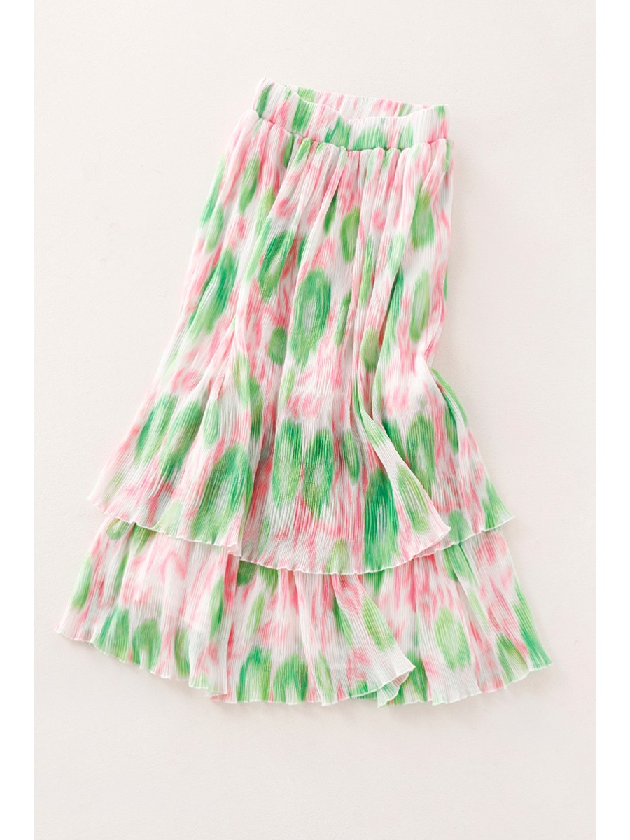 2026 Fashion Sweet Floral Prin - đánh giá và giá Pleated Skirt Women