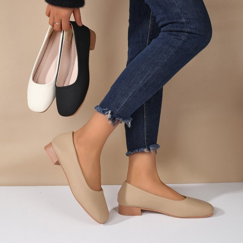Soft Leather Round Toe Slip-On - đánh giá và giá Women'S Fashion Footwear