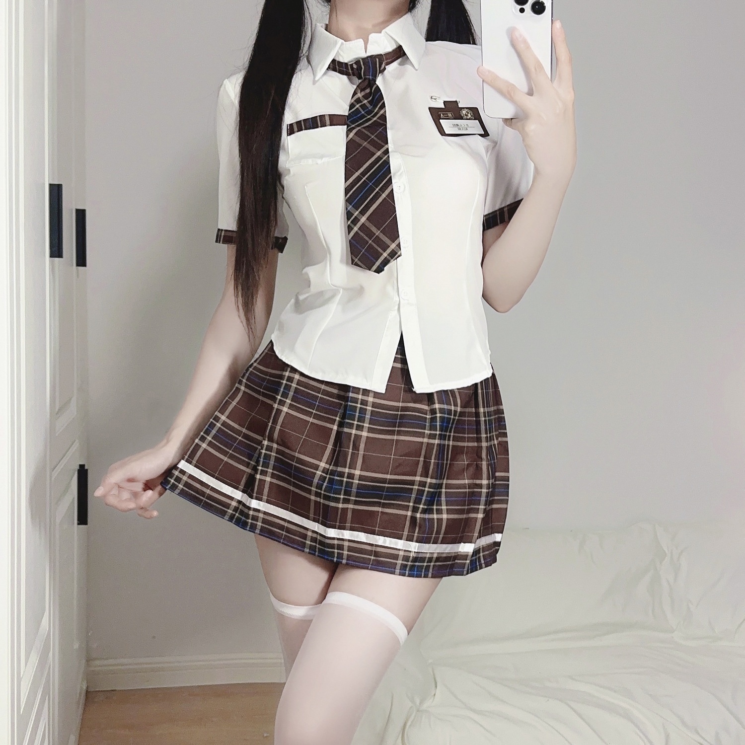 New British College Style Stud - đánh giá và giá Pleated Skirt Women