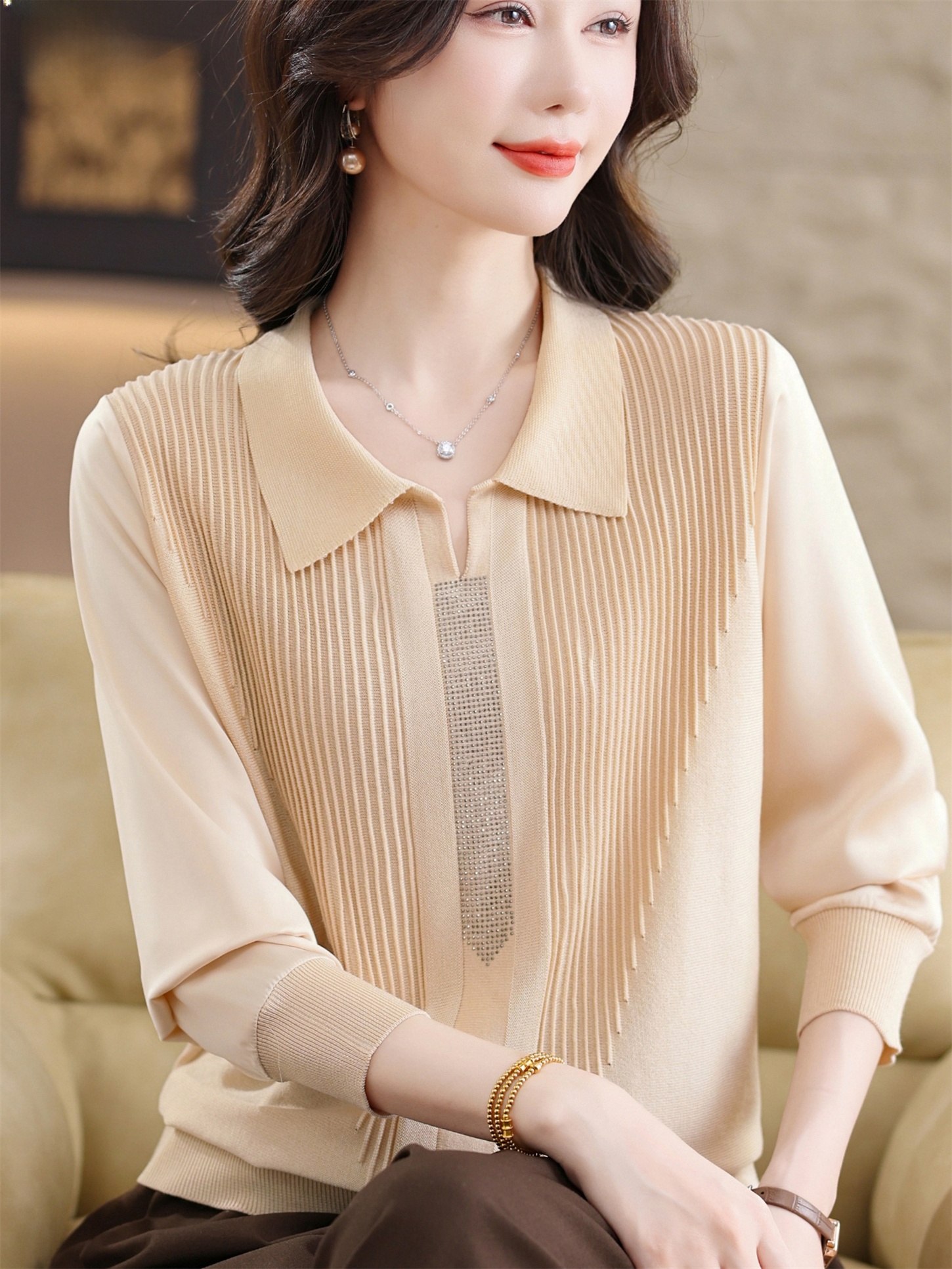 Fashionable Long Sleeve T-Shir - đánh giá và giá Women Fashion Over 60