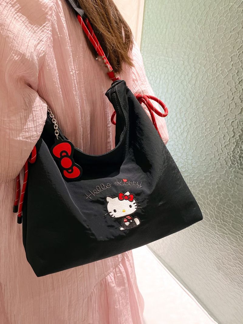 Hello Kitty Knot Canvas Tote B - đánh giá và giá Canvas Tote Bag
