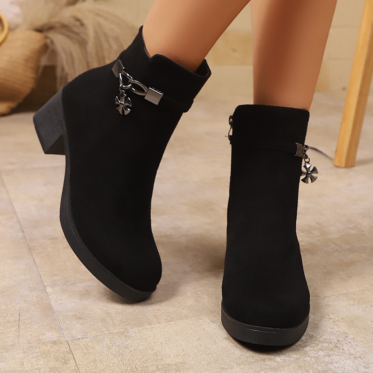 Fashionable New Round Toe Comf - đánh giá và giá Women'S Fashion Riding Boots