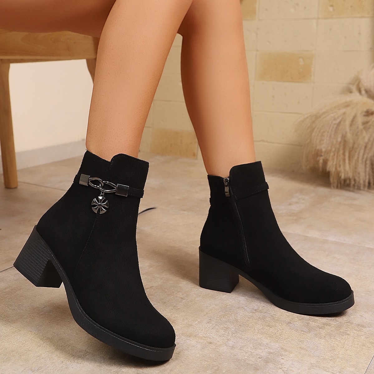 Fashionable New Round Toe Comf - đánh giá và giá Women'S Fashion Riding Boots