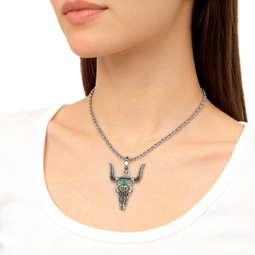 Pendant Bull Head Summer Fashi - đánh giá và giá Women'S Fashion Wild West