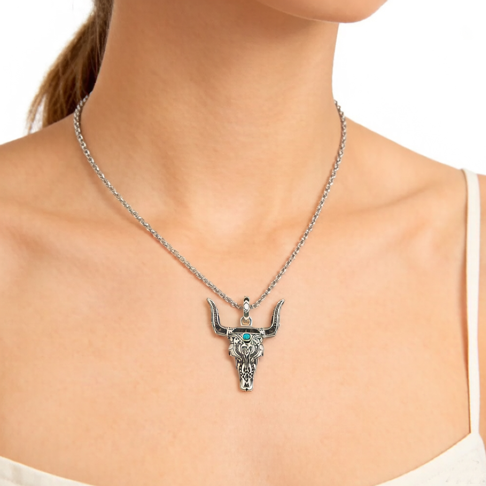 Pendant Bull Head Summer Fashi - đánh giá và giá Women'S Fashion Wild West