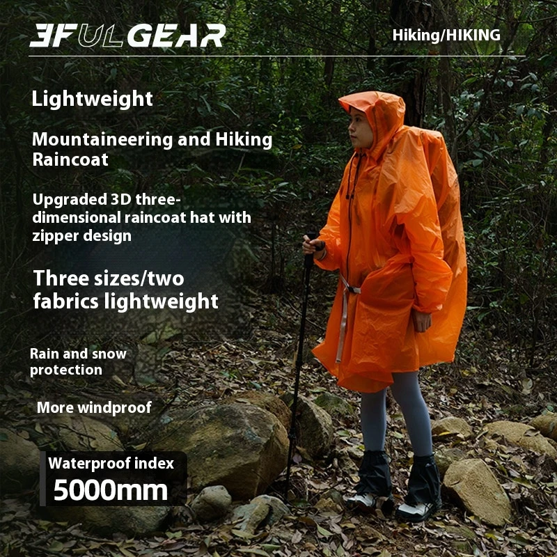 3F UL GEAR Zipper Raincoat 15D - đánh giá và giá Women'S Fashion Rain Jacket