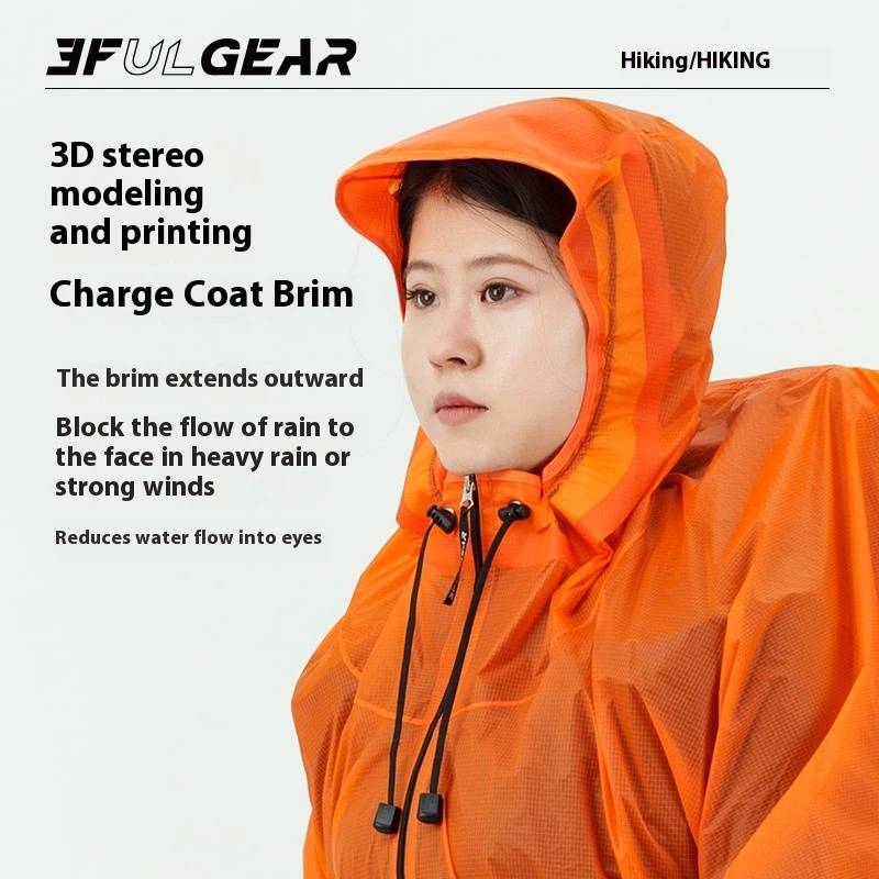 3F UL GEAR Zipper Raincoat 15D - đánh giá và giá Women'S Fashion Rain Jacket