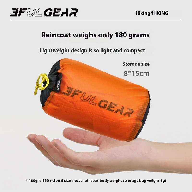 3F UL GEAR Zipper Raincoat 15D - đánh giá và giá Women'S Fashion Rain Jacket