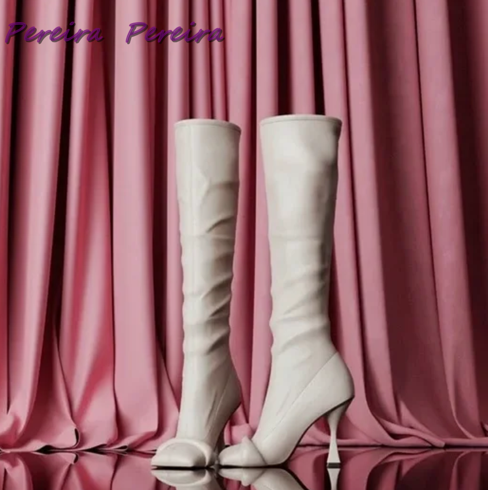 Solid Strange Style Knee-High  - đánh giá và giá Women'S Fashion Boots 2025