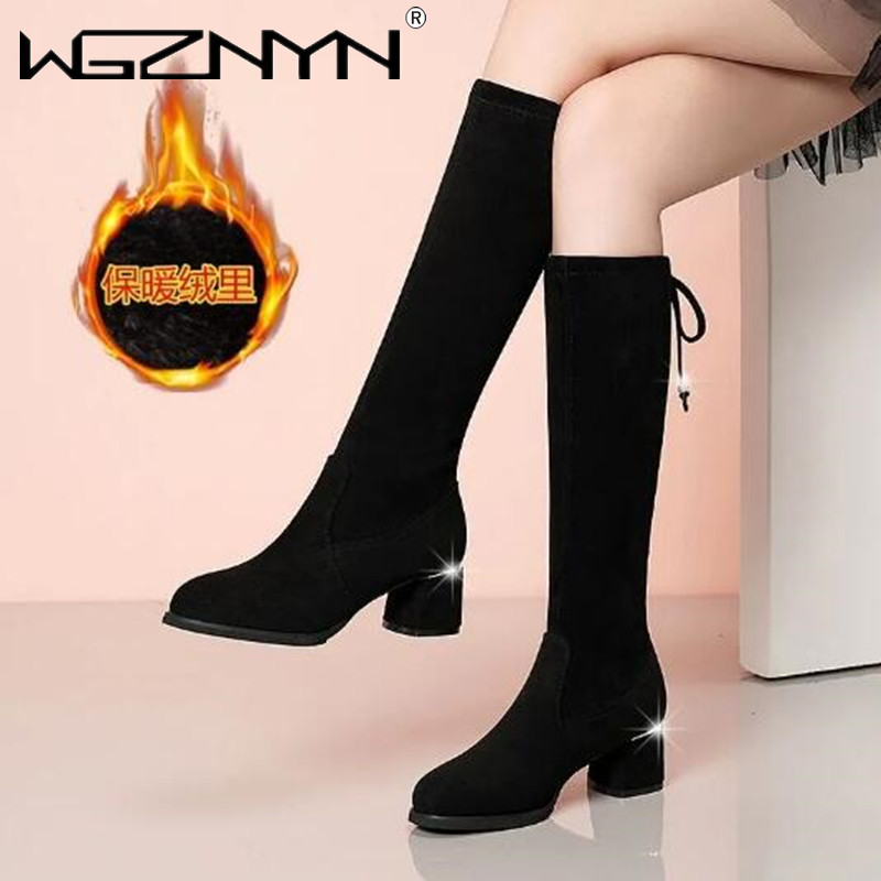 Women Autumn Winter Black Knee - đánh giá và giá Women'S Fashion Boots 2025