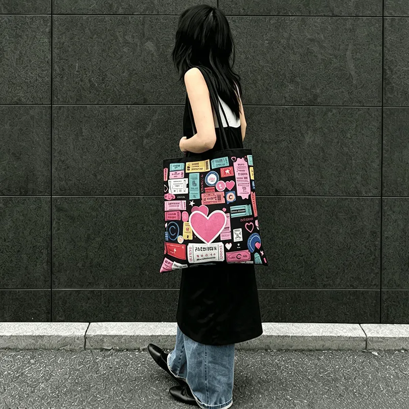 2026 Korean Ins Wind Tote Bag  - đánh giá và giá Canvas Tote Bag