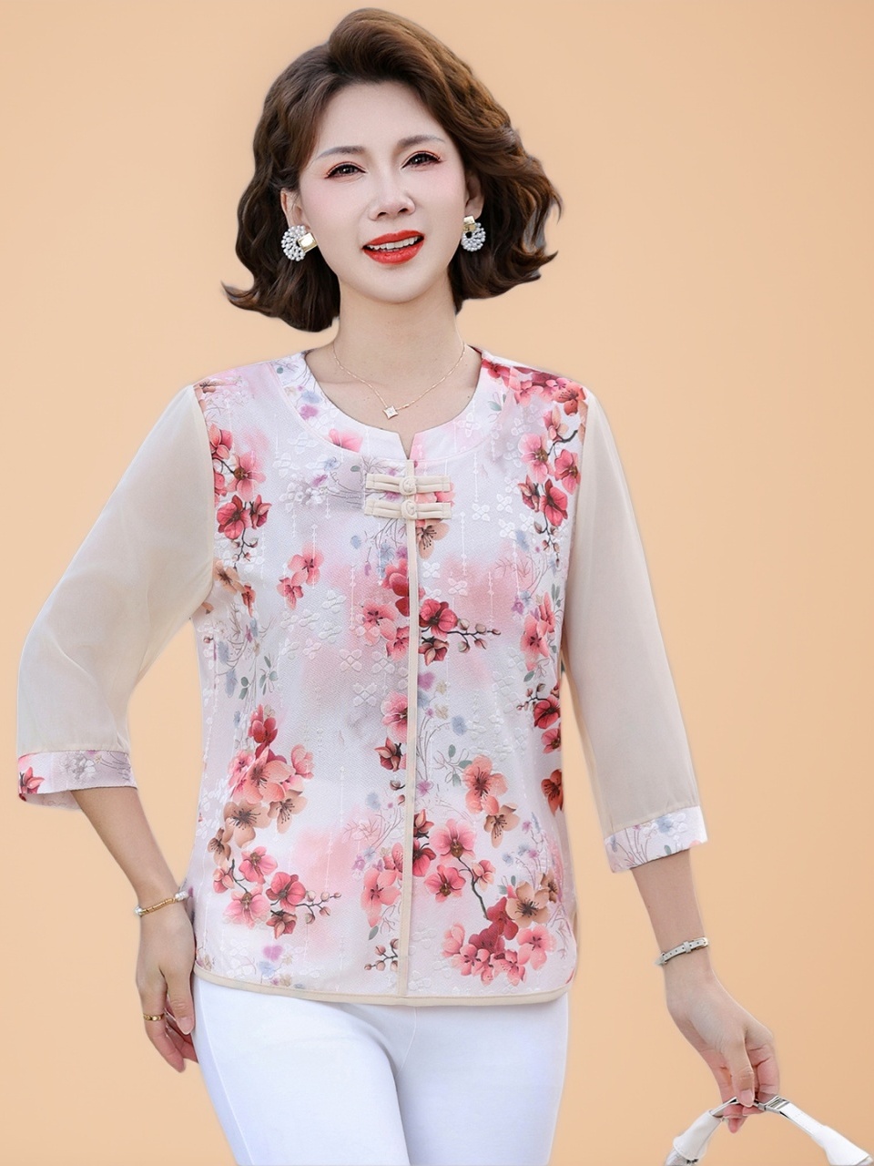 New Chinese Style Loose Fit Si - đánh giá và giá Women Fashion Over 60