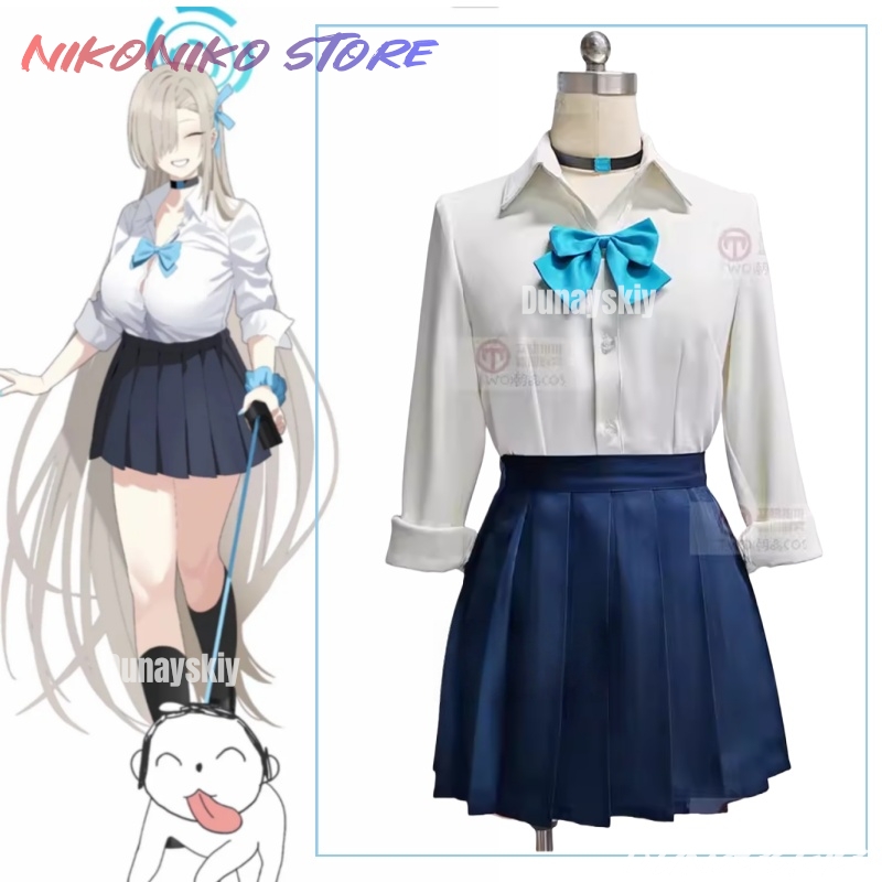 Game Blue Archive Cosplay Ichi - đánh giá và giá Pleated Skirt Women