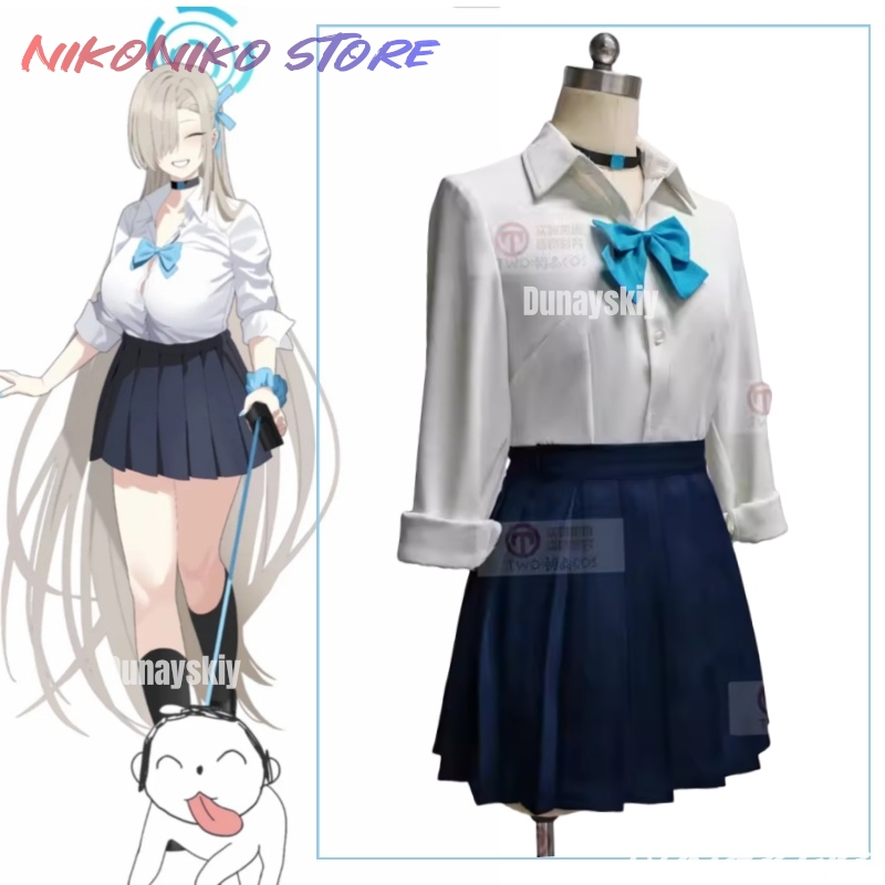 Game Blue Archive Cosplay Ichi - đánh giá và giá Pleated Skirt Women