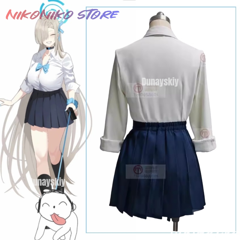 Game Blue Archive Cosplay Ichi - đánh giá và giá Pleated Skirt Women
