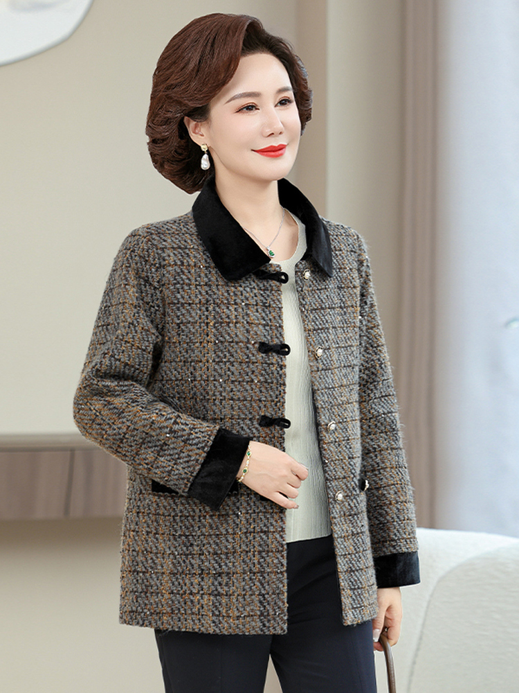New Spring Fashion Woolen Coat - đánh giá và giá Women Fashion Over 60